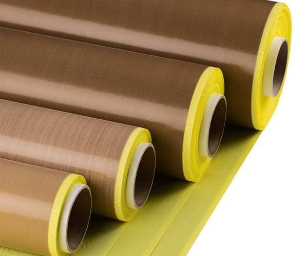 Tissu de verre enduit PTFE adhésif